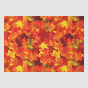 Fall leaf pattern tissue paper