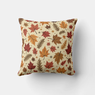 fall leaf pillow cushion