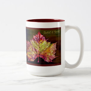Fall Leaf Plant A Tree Mug