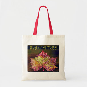 Fall Leaf Plant A Tree Tote Bag