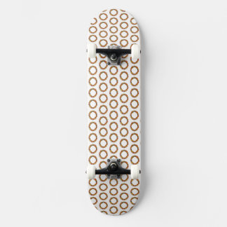 Fall Leaf Wreath Circle Skateboard