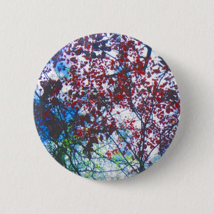 Fall Leaves 2 Inch Round Button