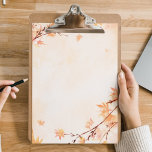 Fall Leaves Autumn Notepad<br><div class="desc">Custom notepad featuring fall leaves autumn design on high-quality paper. Includes 40 tear-away pages with cardboard backing for sturdy writing.</div>