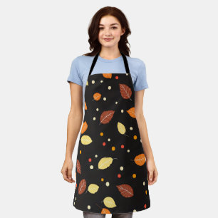Fall Leaves Autumn Pattern Apron
