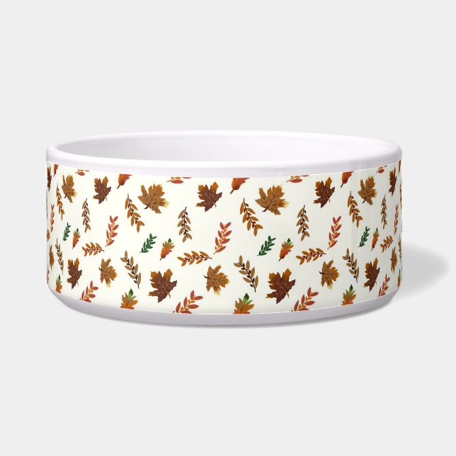 Fall Leaves, Autumn Print Dog (Front)
