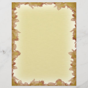 Fall Leaves Background Flyer