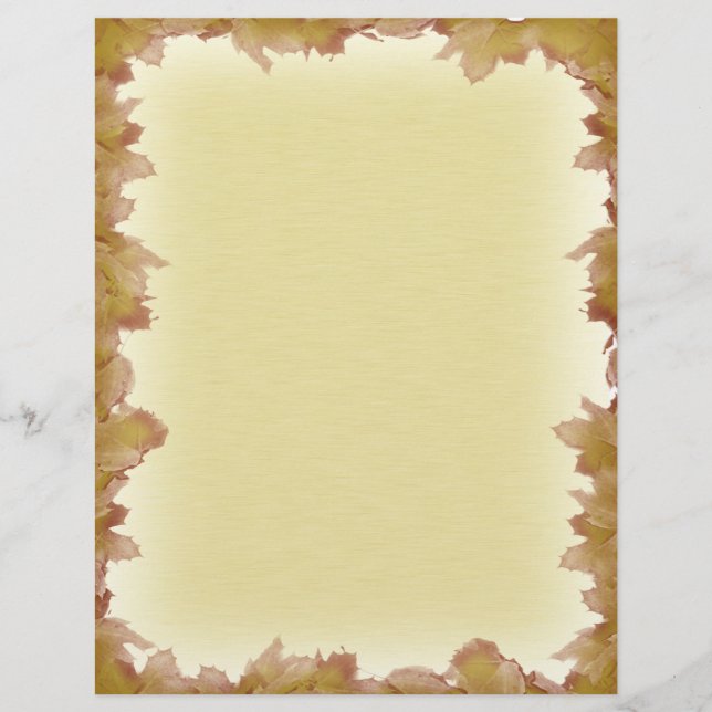 Fall Leaves Background Flyer (Front)