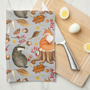Fall Leaves Badger & Fox  Kitchen Towel