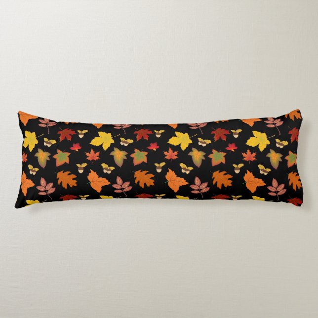 FALL LEAVES BODY PILLOW (Front)