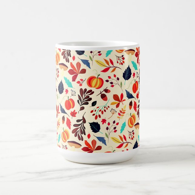 Fall Leaves Coffee Mug (Center)