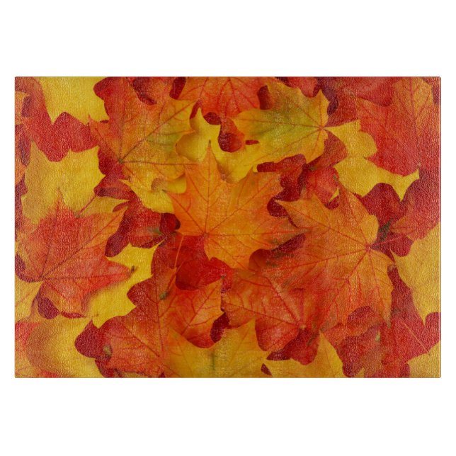 Fall Leaves Cutting Board (Front)