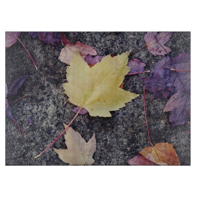 Fall Leaves Cutting Board (Front)