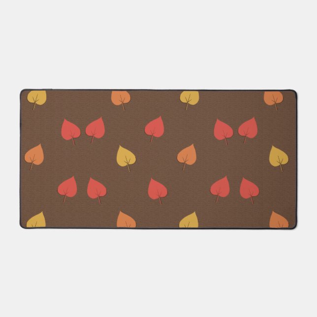 Fall Leaves  Desk Mat (Front)