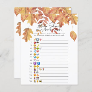 Fall leaves \ Emoji pictionary game
