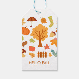 Fall Leaves Enjoy the Colourful Season Gift Tags