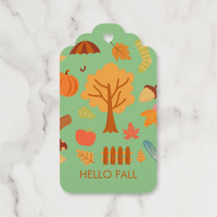 Fall Leaves Enjoy the Colourful Season Gift Tags