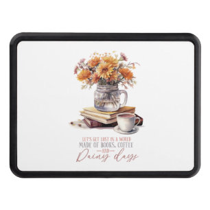 Fall Leaves & Flowers Trailer Hitch Cover