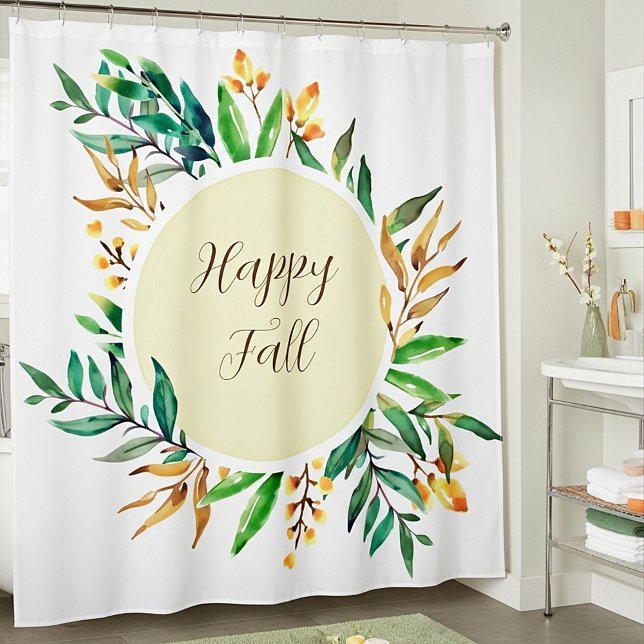 Fall leaves frame with customizable text  (Creator Uploaded)