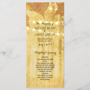 Fall Leaves Golden Autumn Rustic Woods Program