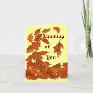 Fall Leaves Greeting Card