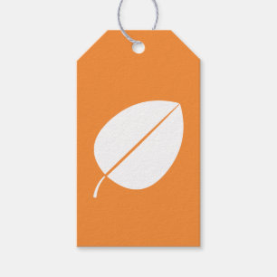 Fall Leaves in Orange Gift Tag