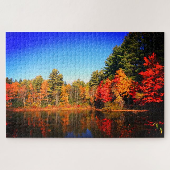 Fall Leaves Jigsaw Puzzle (Horizontal)