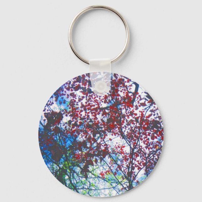 Fall Leaves Keychain (Front)