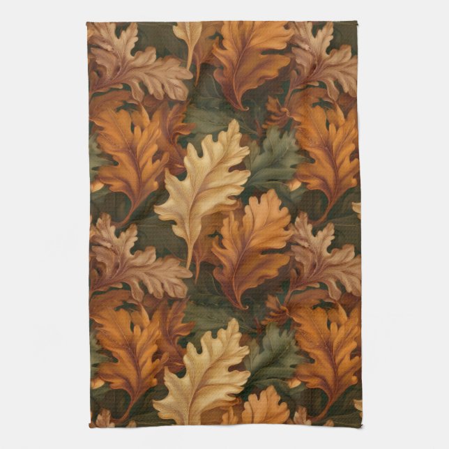 Fall Leaves  Kitchen Towel (Vertical)