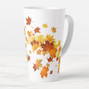 Fall Leaves Latte Mug
