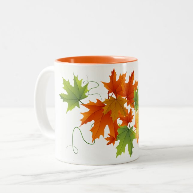 Fall Leaves Mug (Front Left)