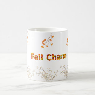 Fall leaves mug