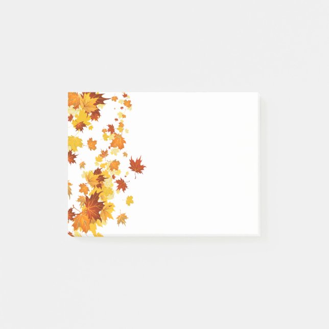 Fall Leaves Post Notes (Front)