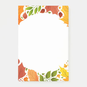 Fall Leaves Post Notes