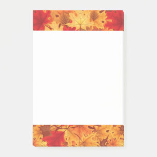 Fall Leaves Post Notes