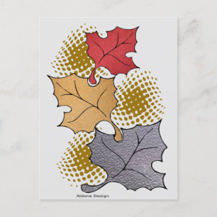Fall Leaves Postcard