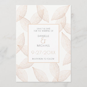 Fall Leaves Save the Date