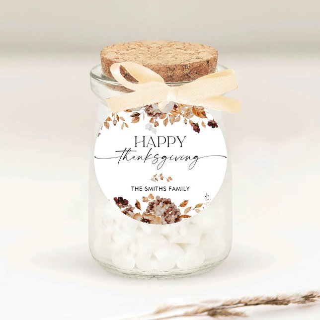 Fall Leaves Thanksgiving Dinner Sticker (Créateur téléchargé)