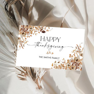 Fall Leaves Thanksgiving Enclosure Card