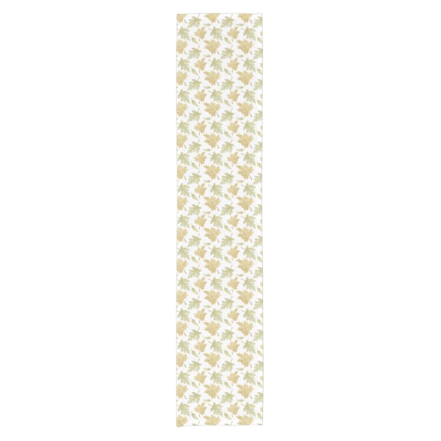 Fall Leaves Thanksgiving Table Runner (Front)