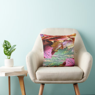 Fall Leaves Throw Pillow