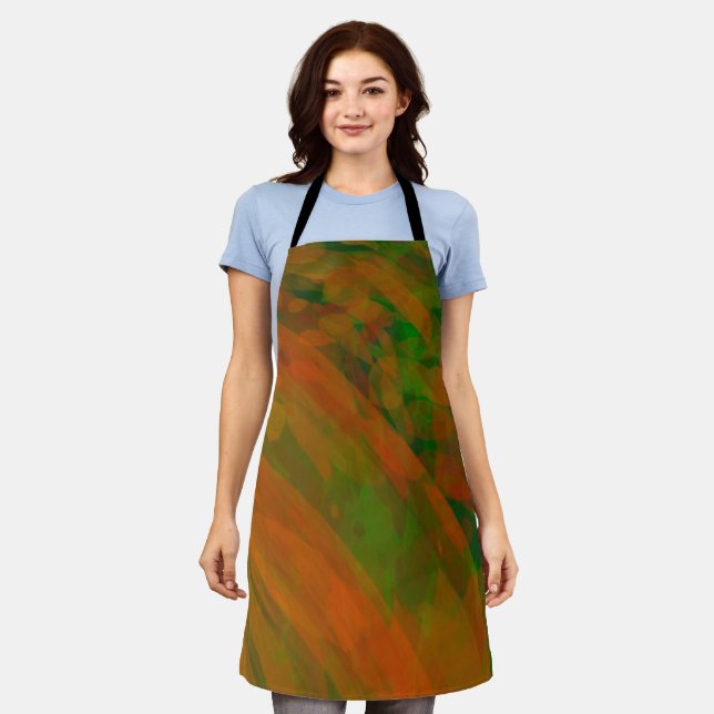 Fall Leaves Turning Colours Apron (Worn)