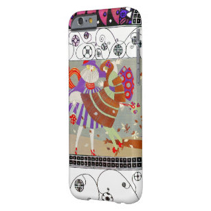 FALL LEAVES,WIND ,SWIRLS FASHION COSTUME DESIGNER BARELY THERE iPhone 6 CASE