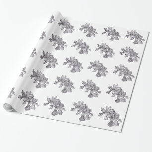 Fall Leaves with Acorns Wrapping Paper