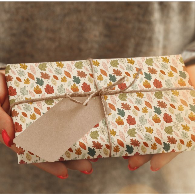 Fall Leaves Wrapping Paper – Cozy Autumn Gift Wrap (Creator Uploaded)