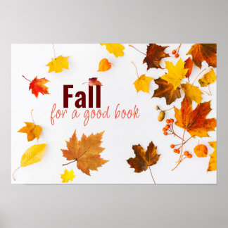 Fall Literacy Poster Print