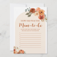 Fall Little Pumpkin How Old Was The Mom-to-be Game