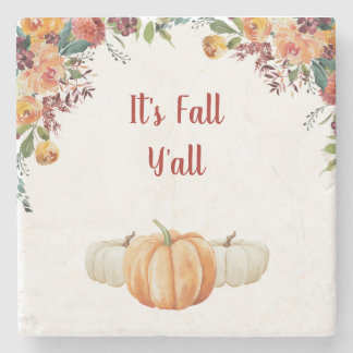 Fall Little Pumpkin  RSVP Response Card Stone Coaster