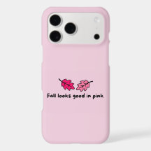 Fall Looks Good in Pink iPhone Case