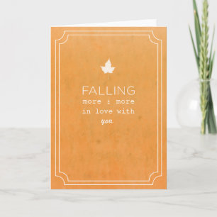 Fall Love Note Card