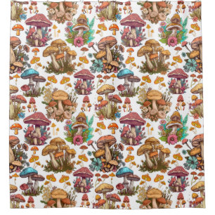 Fall Magic Mushrooms pattern 01